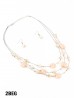 Fashion Mixed Beads Necklace and Earrings Set